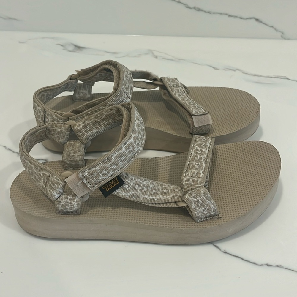 TEVA Leopard Sandals